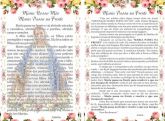 Maria Passa na Frente (100 Panfletos de Oração) 10x14cm - Colorido Frente e Verso