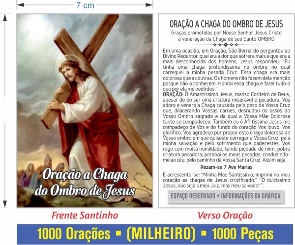 Oração à Chaga do Ombro de Jesus - CENTO