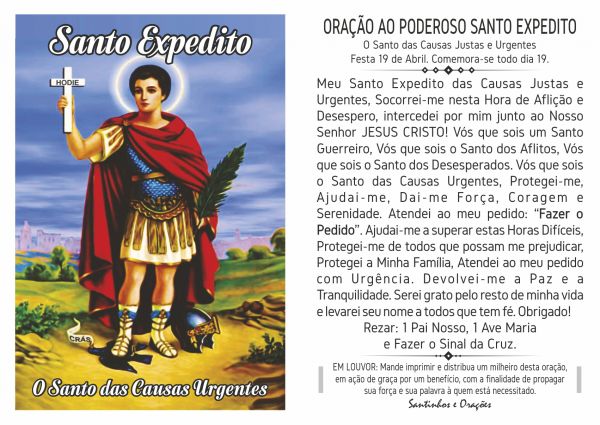 Santo Expedito - 100 - CENTO