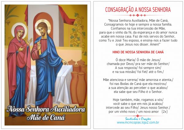 NOSSA SENHORA AUXILIADORA MÃE DE CANÁ