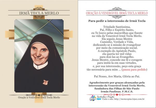 Irmã Tecla Merlo - CENTO